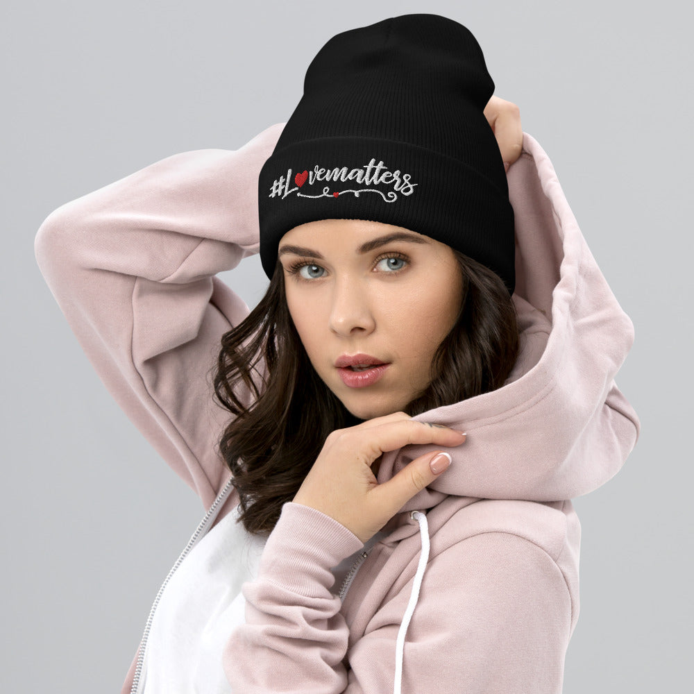 #LoveMatters - Cuffed Beanie - LetsChatAboutLove