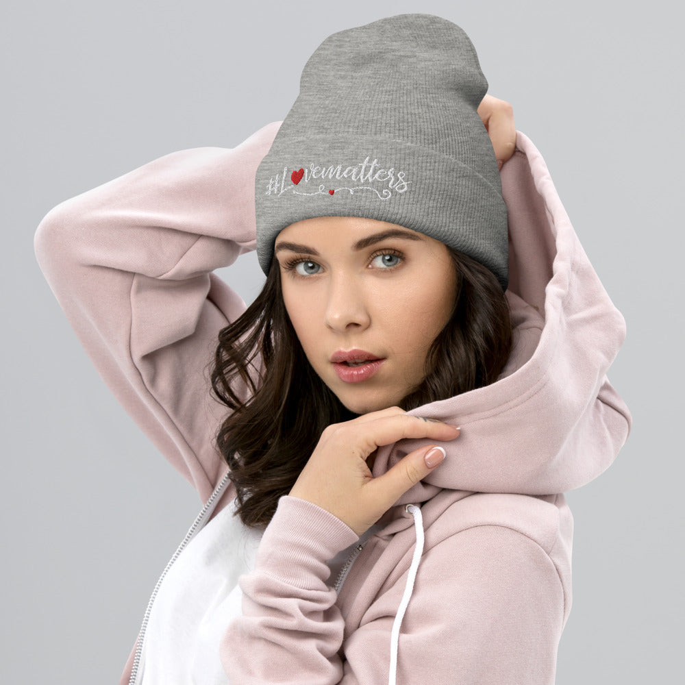 #LoveMatters - Cuffed Beanie - LetsChatAboutLove