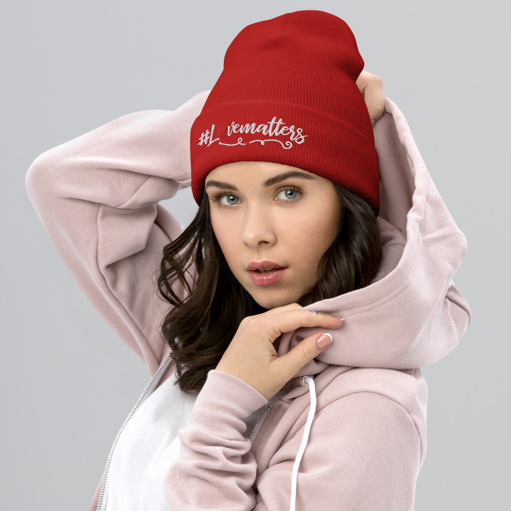 #LoveMatters - Cuffed Beanie - LetsChatAboutLove