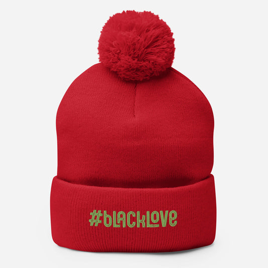 Black Love - Pom-Pom Beanie - LetsChatAboutLove