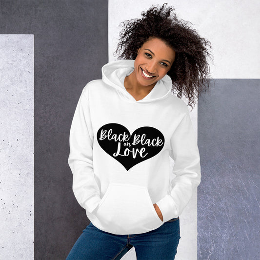 Black on Black Love - Unisex Hoodie